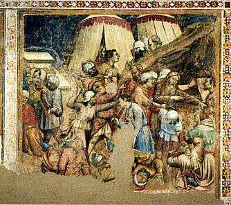 Masacre de los hebreos idolatras, hacia 1370, Jacopo Avanzi