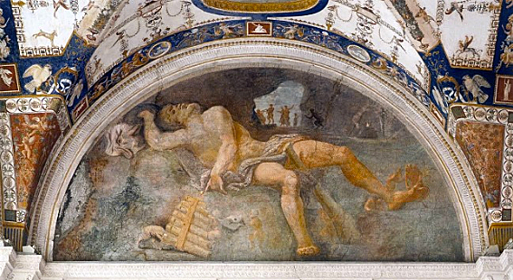 Polyphème, Jules Romain, Rome, Villa Madama