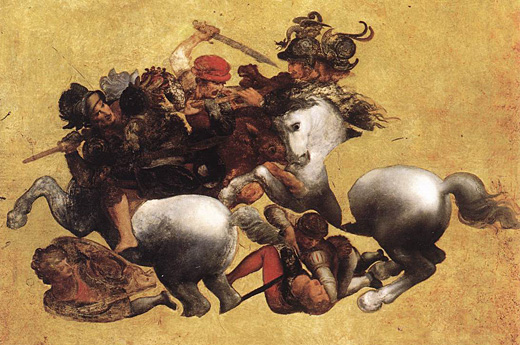 Batalla de Anghiari, Leonardo da Vinci