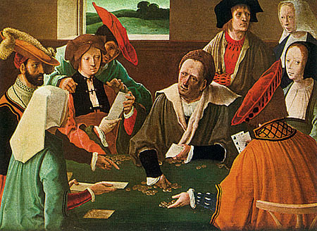 Les joueurs de cartes, vers 1514, Lucas de Leyde