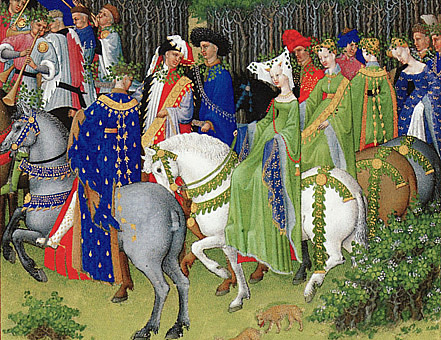 Mois de mai, Très Riches Heures, Frères Limbourg