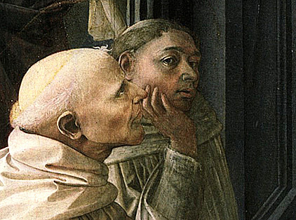 Autoportrait, Couronnement de la Vierge, Filippo Lippi