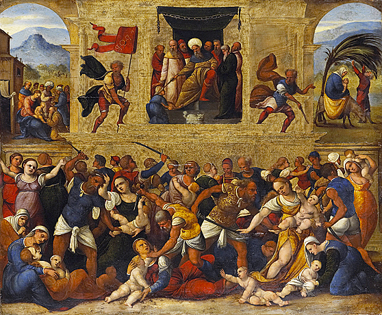 Matanza de los inocentes, 1510-1530, Ludovico Mazzolino (Amsterdam, Riksmuseum)