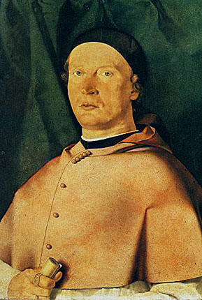 L'évêque Bernardo de' Rossi, vers 1505, Lorenzo Lotto