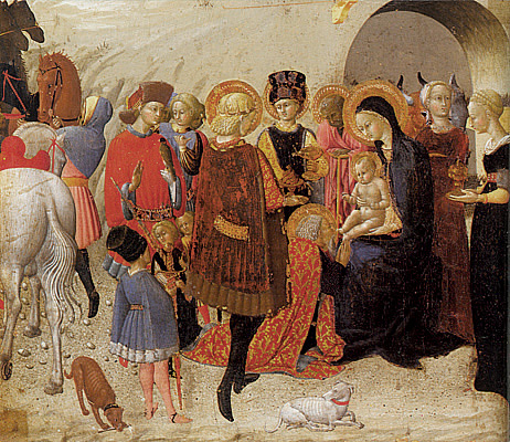 Adoración de los Magos, 1435, Sassetta