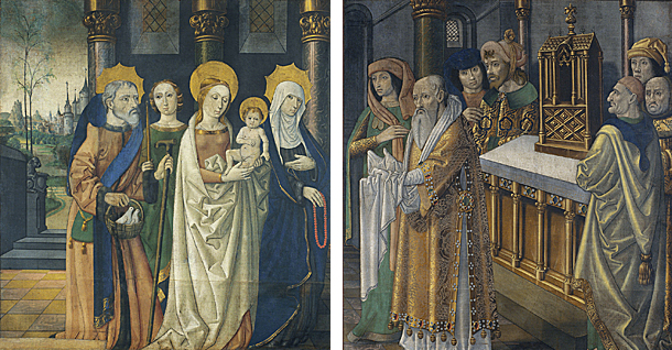 Présentation de Jésus au Temple, vers 1485, Maître de la Seu d'Urgell Présentation de Jésus au Temple, vers 1485, Maître de la Seu d'Urgell