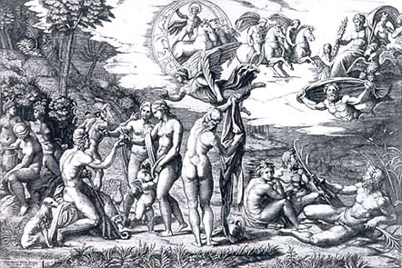 Le Jugement de Pâris, 1513-1514, Marcantonio Raimondi