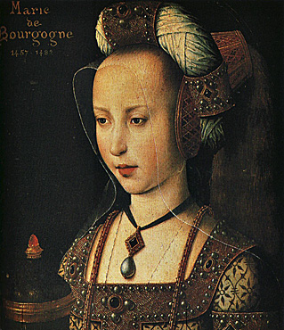 Retrato de María de Borgoña, h. 1480, escuela flamenca