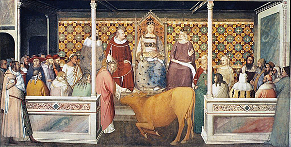 Vie de saint Sylvestre, 1341, Maso di Banco