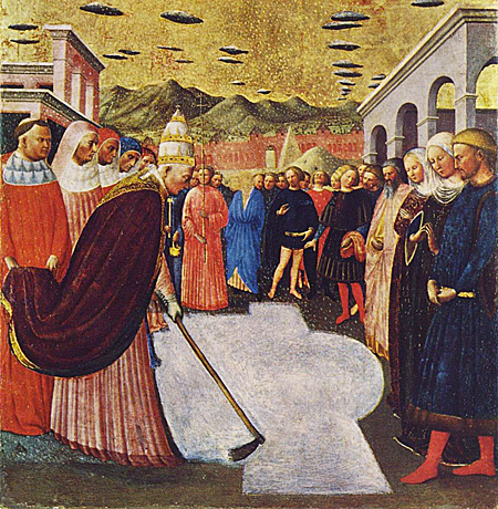 El milagro de la nieve, 1423, Masolino