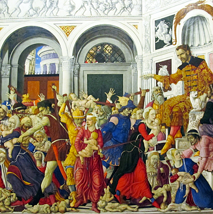 Massacre des Innocents, vers 1480, Matteo di Giovanni