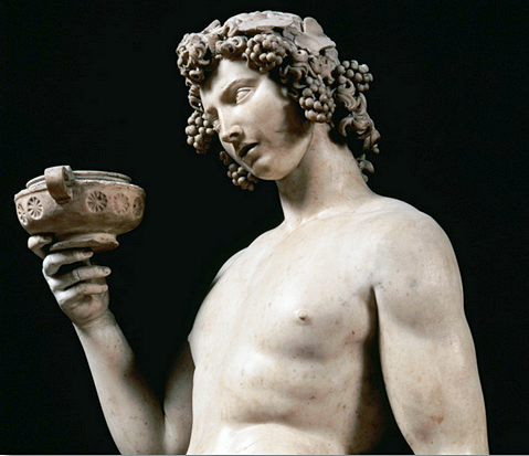 Bacchus, 1497, Michel-Ange