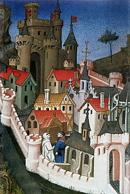 Vue d'Avignon, 1409 