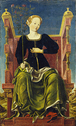 La musa Erato, c. 1450/60, Angelo Maccagnino 