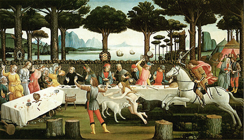 Nastagio degli Onesti, Sandro Botticelli