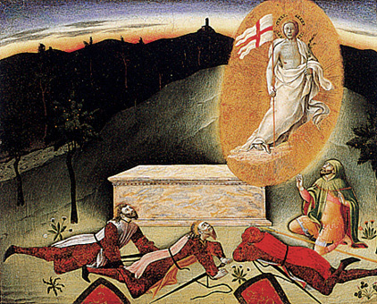 Résurrection, vers 1445, Maître de l'Observance
