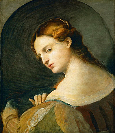 Jeune femme de profil, vers 1512-1514, Palma il Vecchio (Vienne, Kunsthistorisches Museum) Jeune femme de profil, vers 1512-1514, Palma l'Ancien