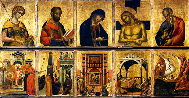 Retable férial, 1343-1345, Paolo Veneziano