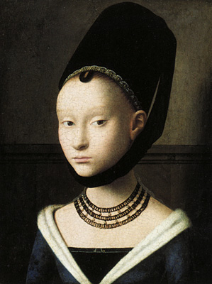 Retrato de una joven, h.1470, Petrus Christus