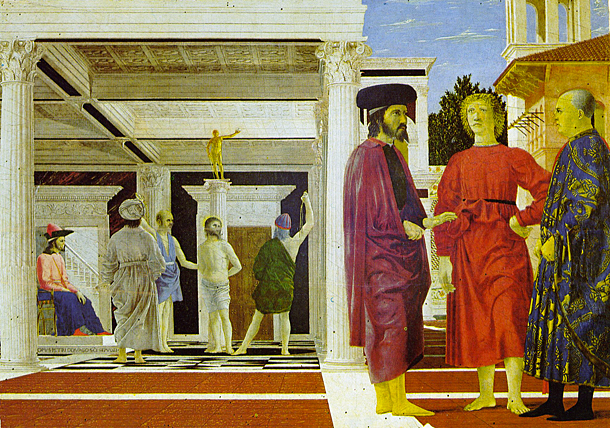 Flagelación, 1460-65, Piero della Francesca