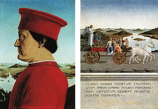 Diptyque d'Urbino, Federico da Montefeltro, Piero della Francesca