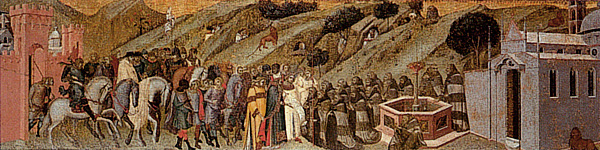 Retable du Carmine, prédelle, Pietro Lorenzetti