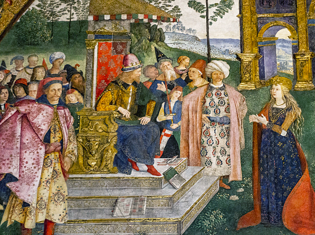 Dispute de sainte Catherine, 1493-1494, Pinturicchio, Rome, Palais du Vatican