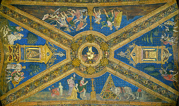 Mythe d’Isis et d’Osiris, 1493-1494, Pinturicchio, Rome, Palais du Vatican, Salle des Saints
