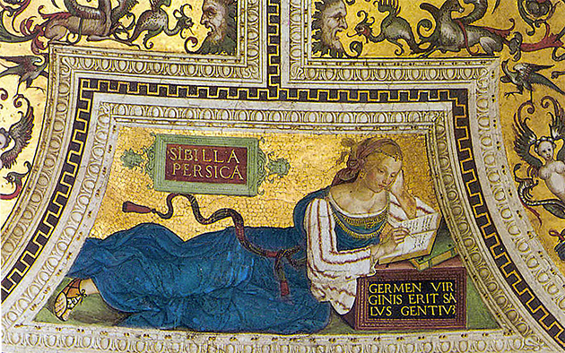 La Sibylle Persique, 1484-1492, Pinturicchio et collaborateur, Rome, église Santa Maria del Popolo