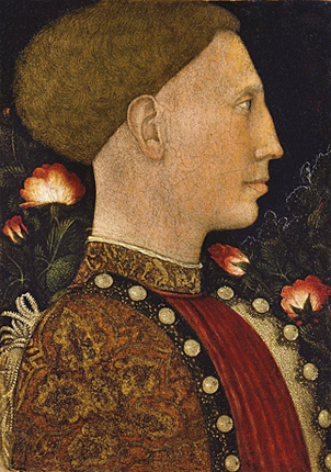 Retrato de Leonello d'Este, 1441 Pisanello