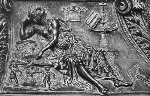 La Philosophie, Antonio del Pollaiolo, Rome, tombeau de Sixte IV