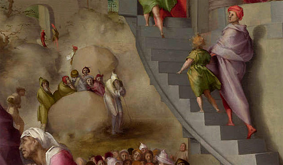 José en Egipto, 1515-1518, Pontormo, detalle