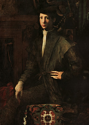 Portrait de jeune homme, 1527, Rosso Fiorentino