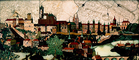 Vista de Praga, hacia 1600