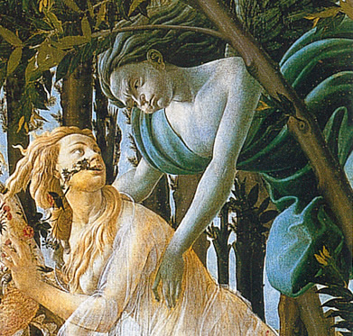 Le Printemps, Zéphyr et de la nymphe Chloris, Sandro Botticelli