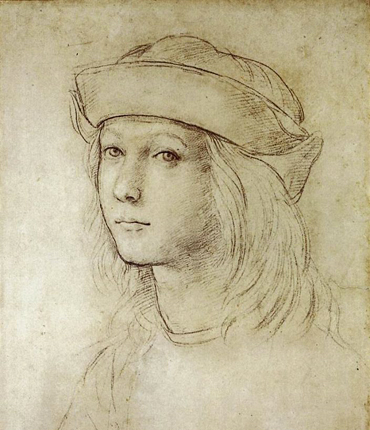 Autorretrato, 1499, Rafael