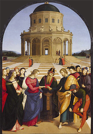Le Mariage de la Vierge, 1504, Raphaël 