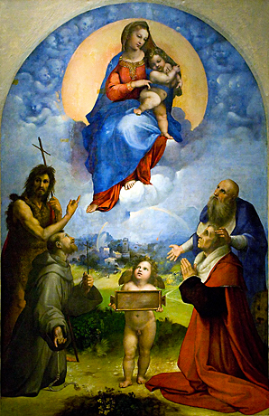 Madonna de Foligno, 1512, Rafael