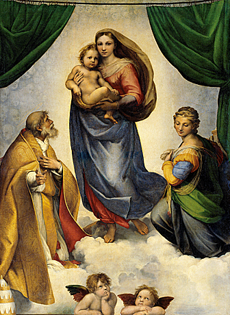 Madonna Sixtina, 1512, Rafael