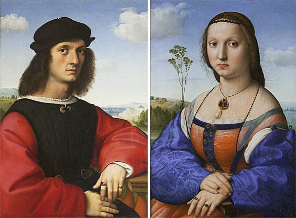 Agnolo Doni et Maddalena Doni, 1506-1507, Raphaël