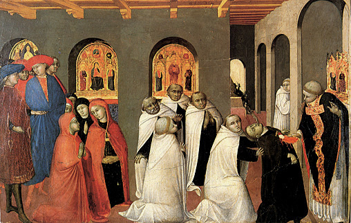 Milagro del Sacramento, 1423-1425, Sassetta