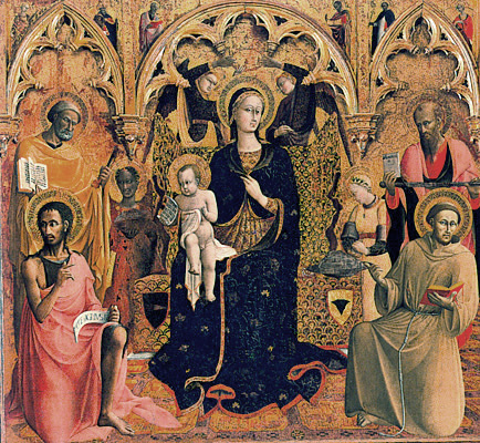 Virgen de las Nieves, 1430-1432, Sassetta