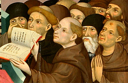 Retablo de las Clarisas, 1414-1415, LLuis Borrassà, detalle