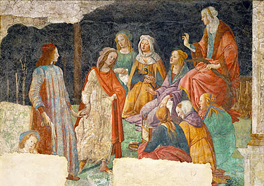 Botticelli, Fresque de la Villa Lemmi 