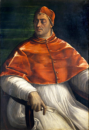 Retrato de Clemente VII, 1526 Sebastiano del Piombo