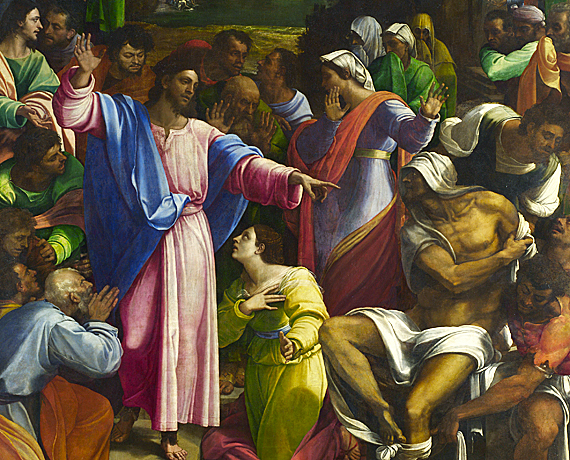 Résurrection de Lazare, 1517-1519, Sebastiano del Piombo, Londres, National Gallery