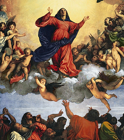 L'Assomption, détail, 1516-1518, Titien L'Assomption, détail, 1516-1518, Titien
