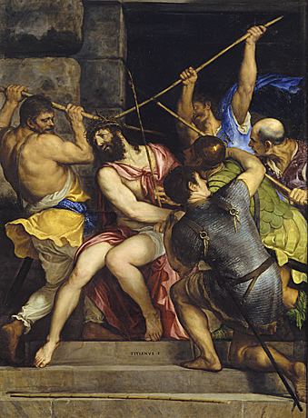 Couronnement d'épines, 1540, Titien Couronnement d'épines, 1540, Titien