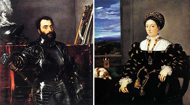 Francesco Maria della Rovere y Eleonora Gonzaga,Tiziano