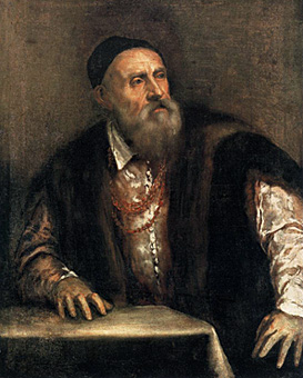 Autoportrait de Titien, 1550/1562, 

